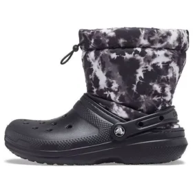 Classic Lined Neo Tie-Dye Støvler “Black White”