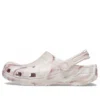 Classic Marbled Clogs “White Pink”