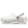 Classic Platform Americana Paisley Clogs “Hvid”