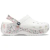 Classic Platform Americana Paisley Clogs “Hvid”