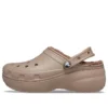 Classic Platform Lined Clogs “Mushroom”