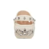Classic Platform Tiara Clogs “Beige”
