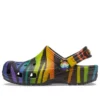 Classic Seasonal Clogs med print “Black Multi”