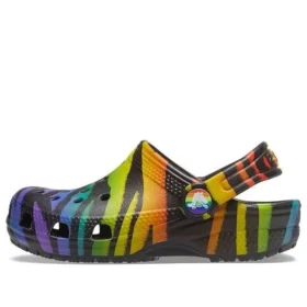 Classic Seasonal Clogs med print “Black Multi”