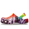 Classic Tie-Dye Graphic Clogs “Purple Red”