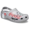 Coca-Cola x Crocs Crossover Light X udendørs flade sko, casual sports-sandaler til både mænd og kvinder i gråt