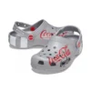 Coca-Cola x Crocs Crossover Light X udendørs flade sko, casual sports-sandaler til både mænd og kvinder i gråt
