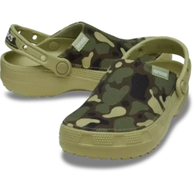 Crafted Camo Clogs