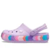 Crocband Chevron-Clogs med perler “Lilac Multi”
