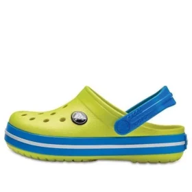 Crocband Clog med rund tå “Yellow Blue”