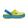 Crocband Clog med rund tå “Yellow Blue”