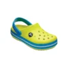 Crocband Clog med rund tå “Yellow Blue”