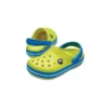 Crocband Clog med rund tå “Yellow Blue”