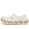 Crocband Gem Band-Clog “White Multi”