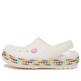 Crocband Gem Band-Clog “White Multi”
