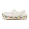 Crocband Gem Band-Clog “White Multi”