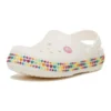 Crocband Gem Band-Clog “White Multi”