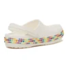 Crocband Gem Band-Clog “White Multi”