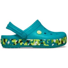 Crocband Glow Confetti Band-Clog til børn
