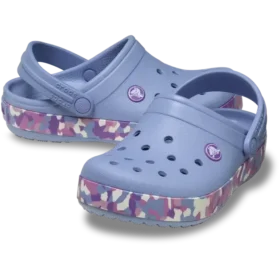 Crocband Glow Confetti Band-Clog til børn