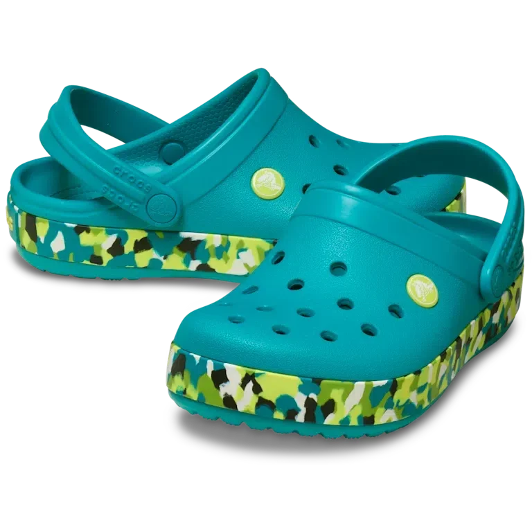 Crocband Glow Confetti Band-Clog til børn Crocband Glow Confetti Band-Clog til børn