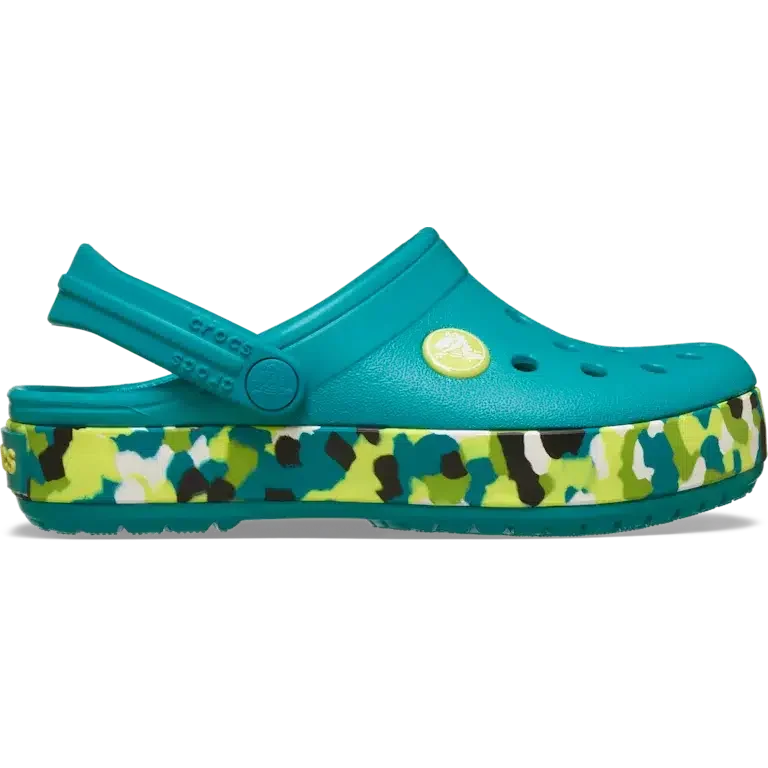 Crocband Glow Confetti Band-Clog til småbørn Crocband Glow Confetti Band-Clog til småbørn