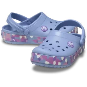 Crocband Glow Confetti Band-Clog til småbørn