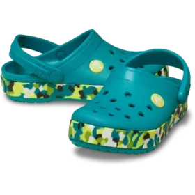 Crocband Glow Confetti Band-Clog til småbørn