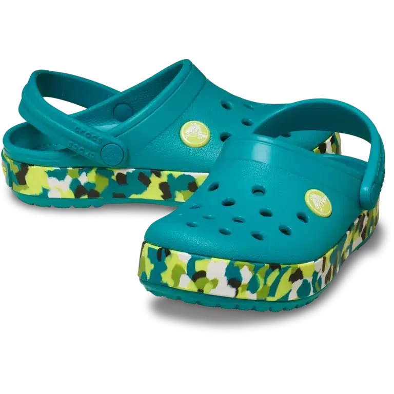 Crocband Glow Confetti Band-Clog til småbørn Crocband Glow Confetti Band-Clog til småbørn
