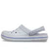 Crocband lette, slidstærke unisex-sandaler i gråt