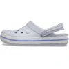 Crocband lette, slidstærke unisex-sandaler i gråt