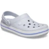 Crocband lette, slidstærke unisex-sandaler i gråt