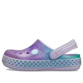 Crocband Rainbow Glitter Band Clogs »Purple Blue«