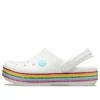 Crocband Rainbow-sko “White Multi”