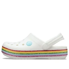 Crocband Rainbow-sko “White Multi”