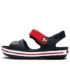 Crocband-sandaler “Navy Red”
