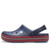 Crocband Zipper Band Clogs “Navy Red”