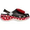 Crocs x Minnie Mouse klassiske Platform Clogs “Sort Rød Hvid”
