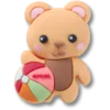 Cutie Beach Bear Jibbitz™-vedhæng