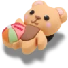Cutie Beach Bear Jibbitz™-vedhæng