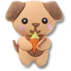 Cutie Ice Cream Puppy Jibbitz-vedhæng