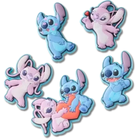 Disney Stitch & Angel 5-pak Jibbitz-skovedhæng