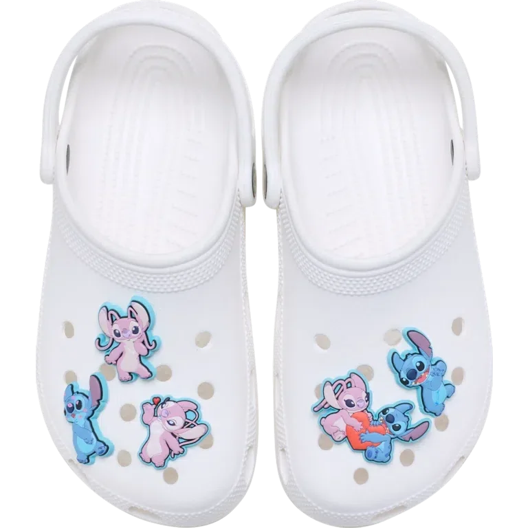 Disney Stitch & Angel 5-pak Jibbitz-skovedhæng Disney Stitch & Angel 5-pak Jibbitz-skovedhæng