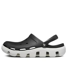 Duet strandsandaler sort hvid