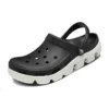 Duet strandsandaler sort hvid
