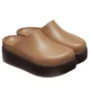 Dylan Platform Clog “Sepia”