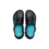 Echo Reflective Laces Clog “Black Teal”