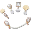 Elevated Pearl 5-pak Jibbitz-vedhæng