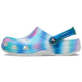 Farverige Crocs Beach unisex flerfarvede hvide Sandaler