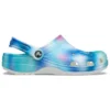 Farverige Crocs Beach unisex flerfarvede hvide Sandaler